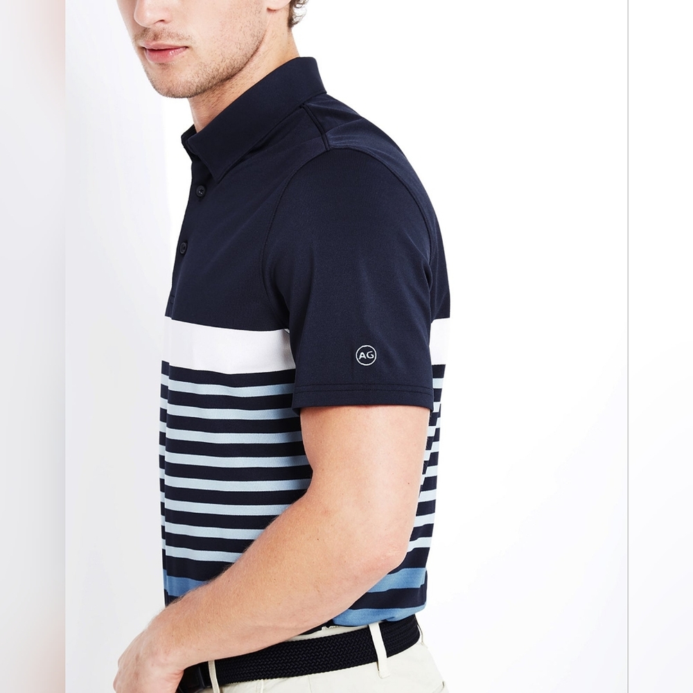 NEW AG Jeans Adriano Goldschmied Green Label Golfwear Polo Shirt